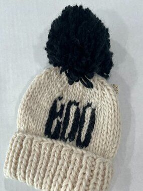 Baby - XS/Newborn - NWT Huggalugs BOO Handknit Beanie in Natural